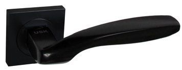 Дверні ручки на розетці USK A-80075 (Black) Чорний 2183 фото