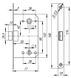 Межкомнатный механизм USK WC 410B PVC 96*50 (MBN) Графит Графит 2149 фото 2