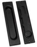 Ручки для розсувних дверей без замка I-077 (Black) Чорний 2156 фото